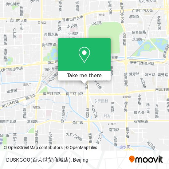DUSKGOO(百荣世贸商城店) map