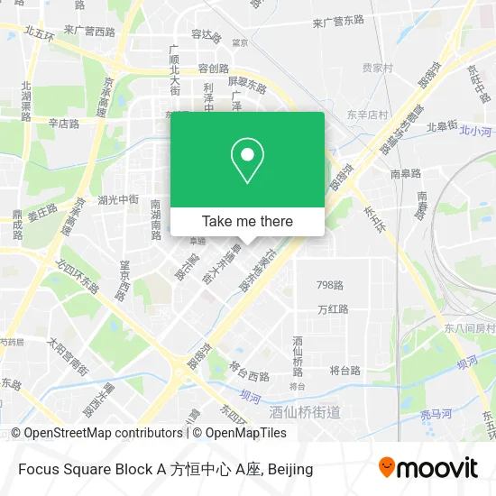 Focus Square Block A 方恒中心 A座 map