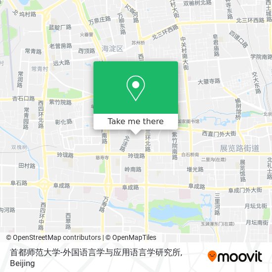 首都师范大学-外国语言学与应用语言学研究所 map