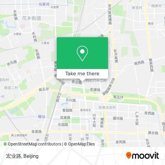 宏业路 map