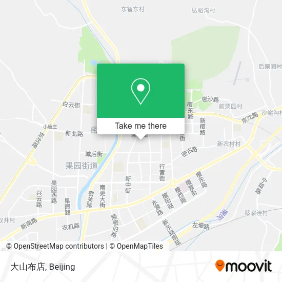 大山布店 map