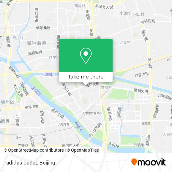 adidas outlet map