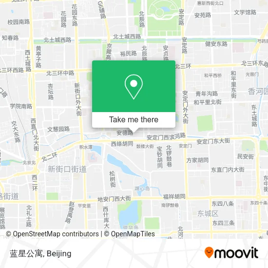 蓝星公寓 map