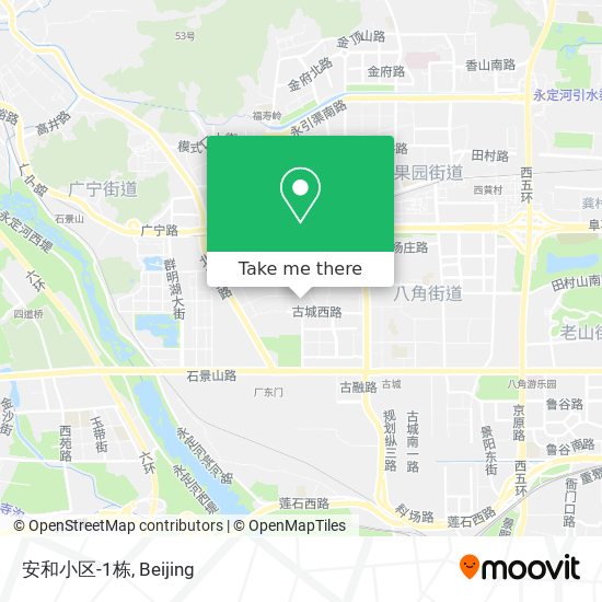 安和小区-1栋 map
