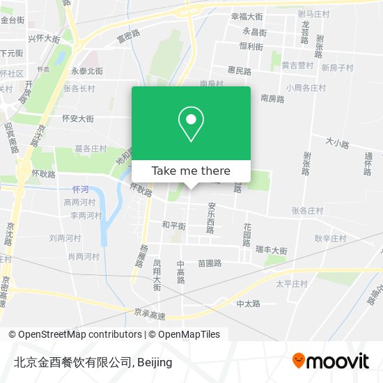 北京金酉餐饮有限公司 map