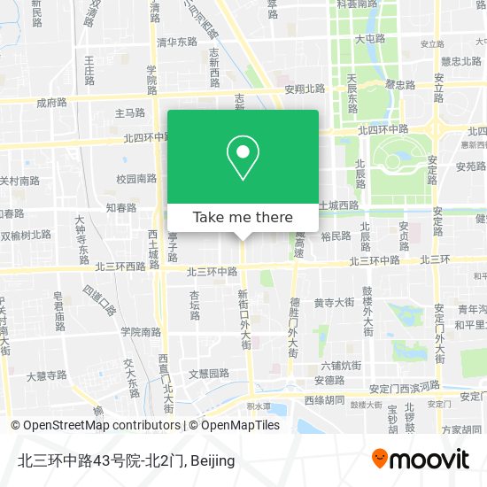 北三环中路43号院-北2门 map