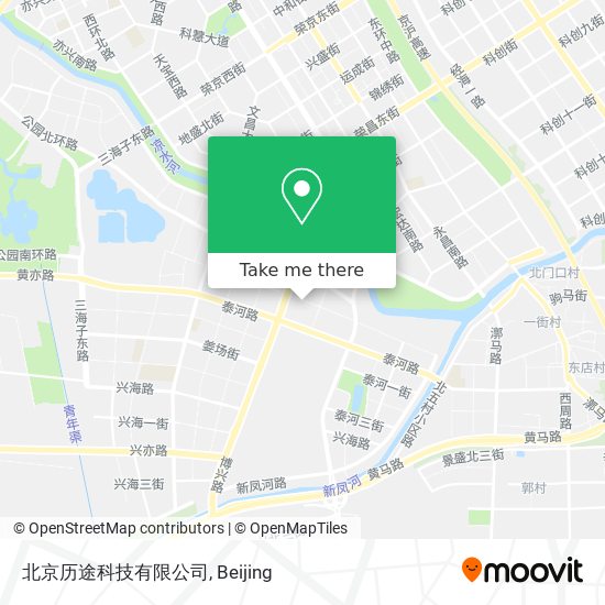 北京历途科技有限公司 map