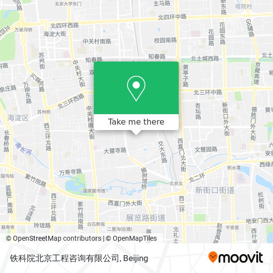 铁科院北京工程咨询有限公司 map