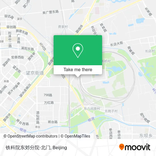 铁科院东郊分院-北门 map