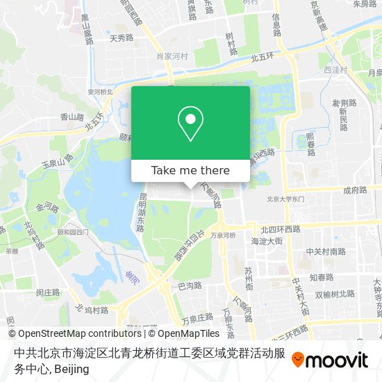 中共北京市海淀区北青龙桥街道工委区域党群活动服务中心 map