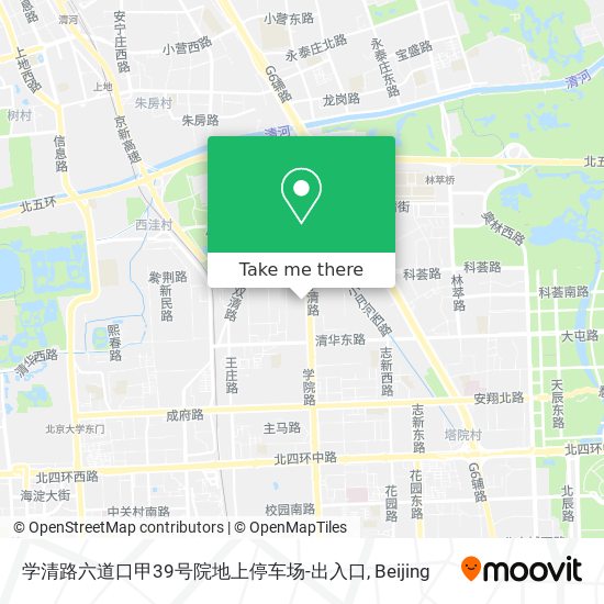学清路六道口甲39号院地上停车场-出入口 map