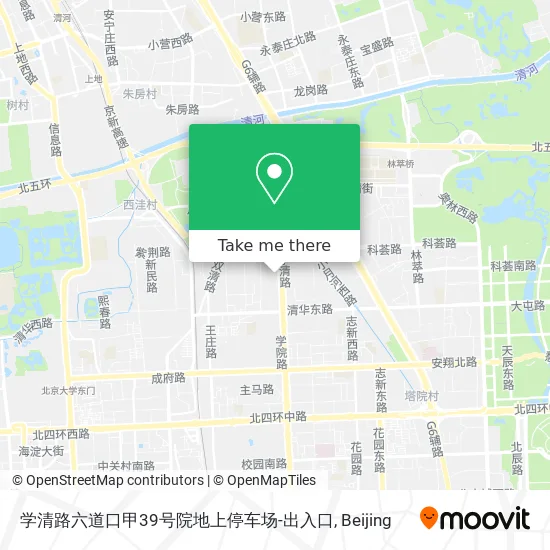 学清路六道口甲39号院地上停车场-出入口 map