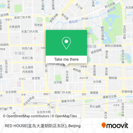 RED HOUSE(蓝岛大厦朝阳店东区) map