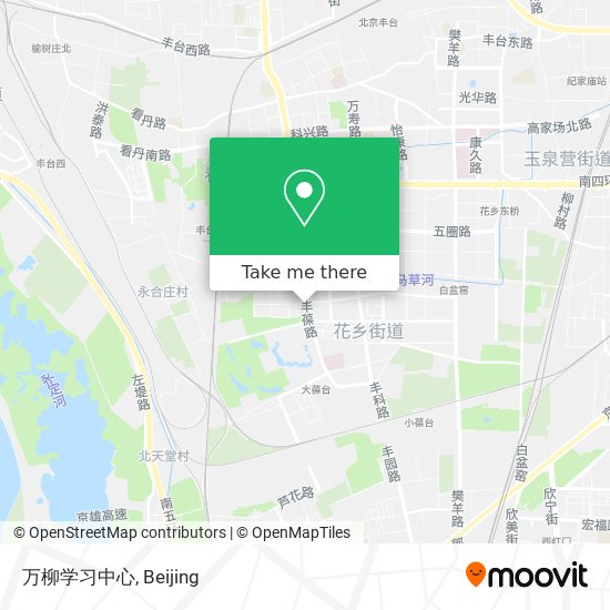 万柳学习中心 map