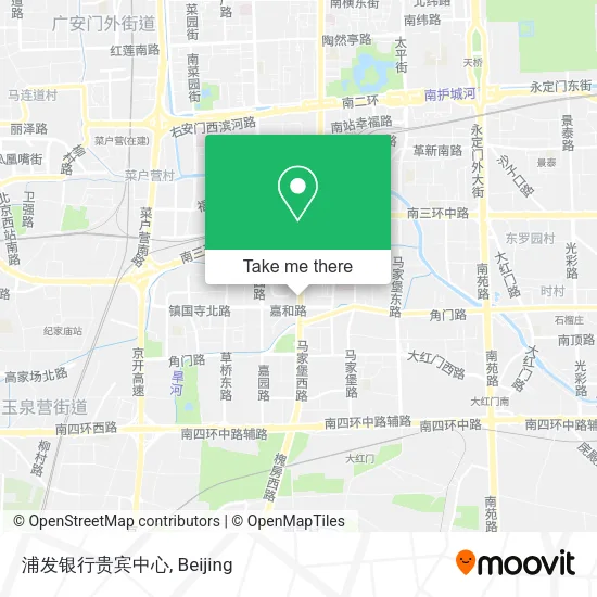 浦发银行贵宾中心 map