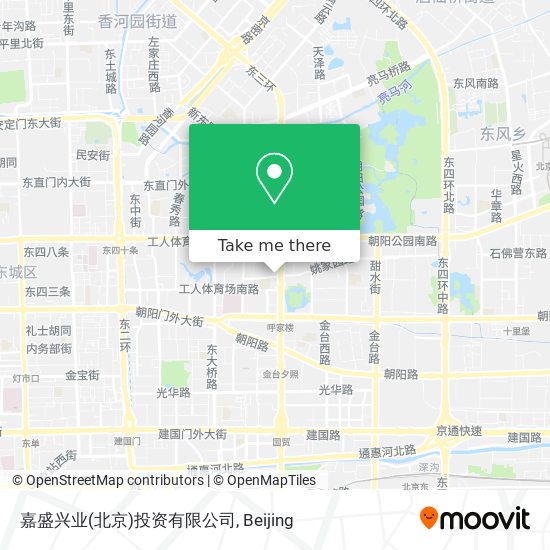 嘉盛兴业(北京)投资有限公司 map