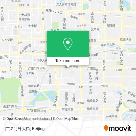 广渠门外大街 map