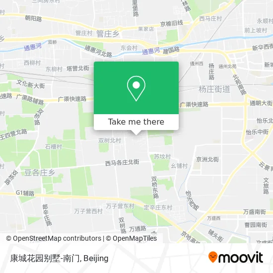 康城花园别墅-南门 map