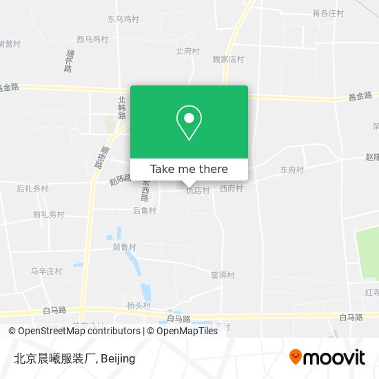 北京晨曦服装厂 map