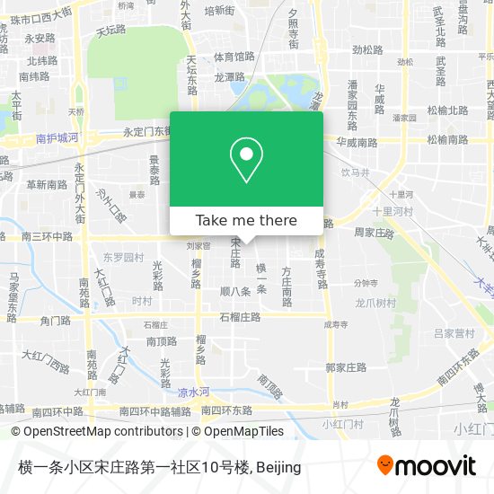 横一条小区宋庄路第一社区10号楼 map