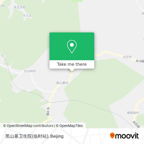 黑山寨卫生院(临时站) map