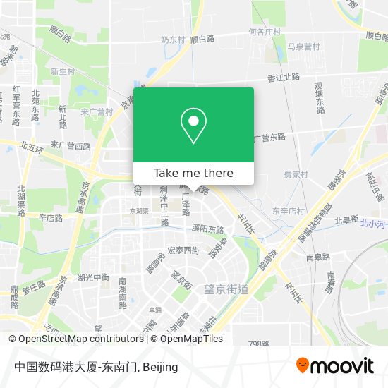 中国数码港大厦-东南门 map