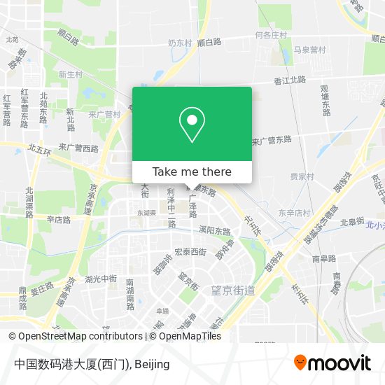 中国数码港大厦(西门) map