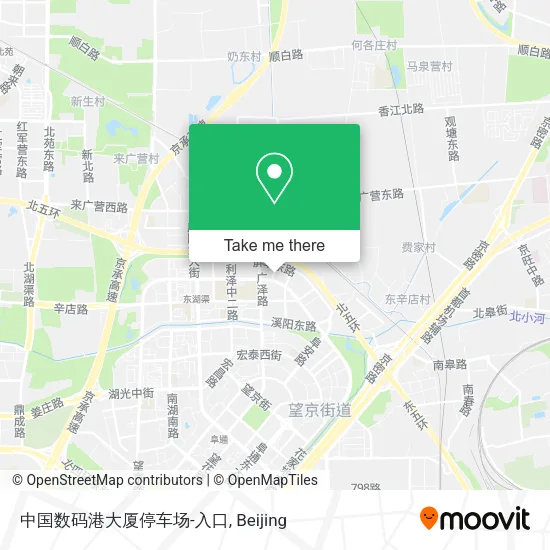 中国数码港大厦停车场-入口 map