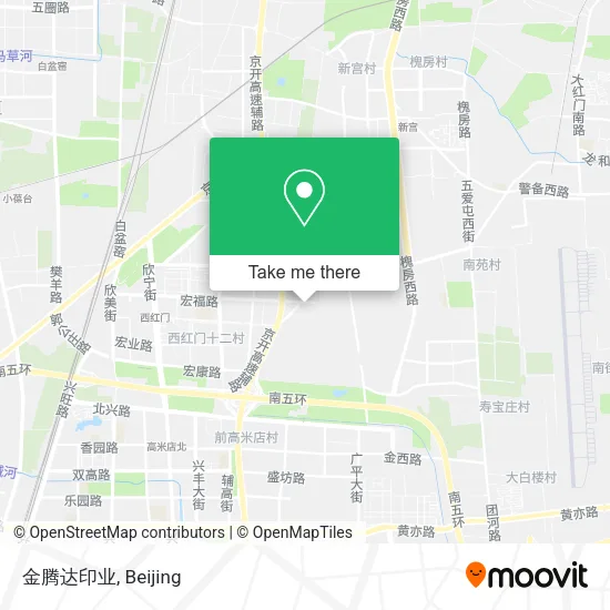 金腾达印业 map