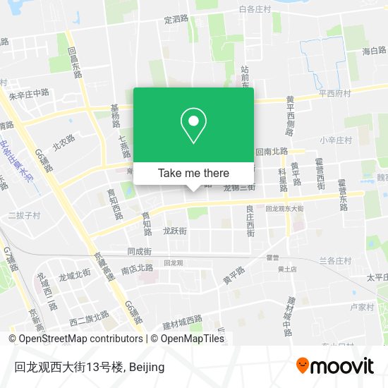 回龙观西大街13号楼 map