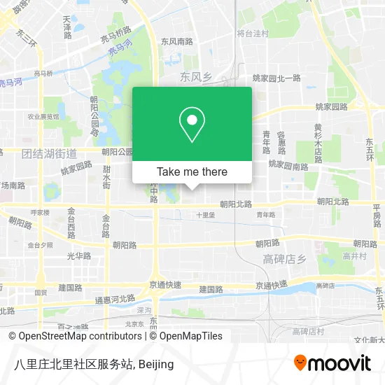 八里庄北里社区服务站 map