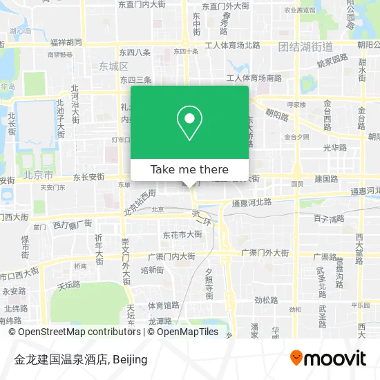 金龙建国温泉酒店 map