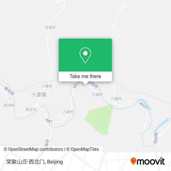 荣聚山庄-西北门 map