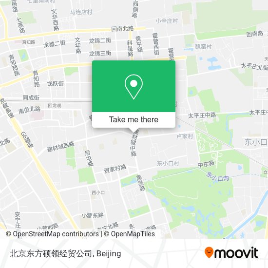 北京东方硕领经贸公司 map