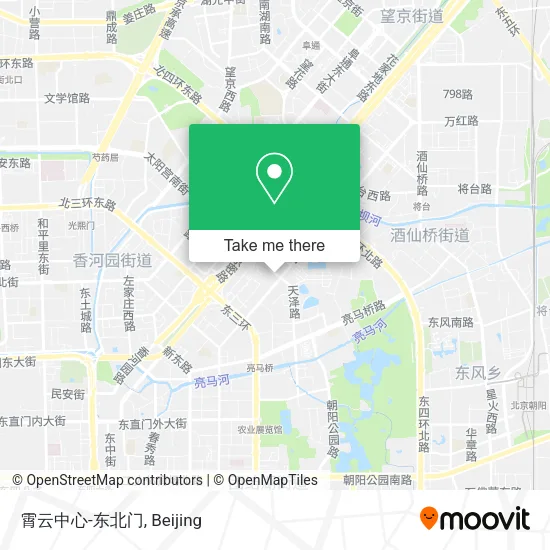 霄云中心-东北门 map