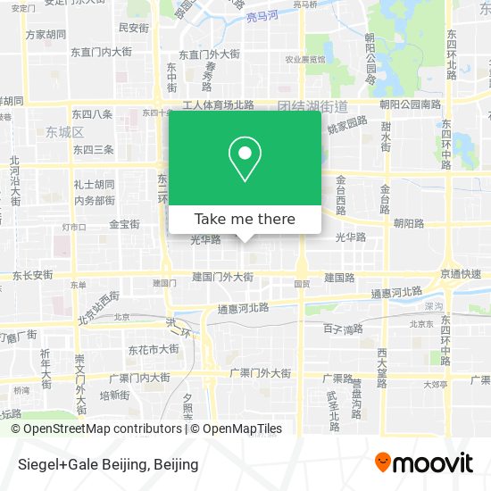 Siegel+Gale Beijing map