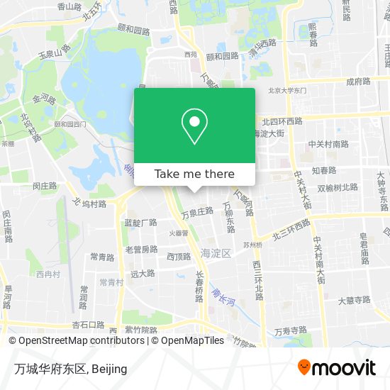 万城华府东区 map