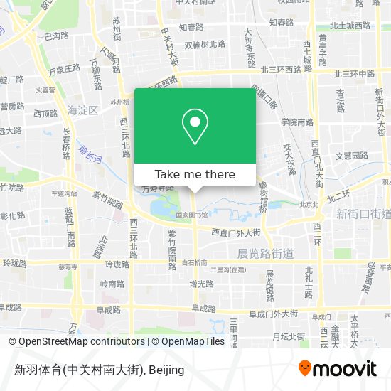 新羽体育(中关村南大街) map