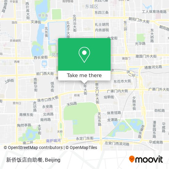 新侨饭店自助餐 map