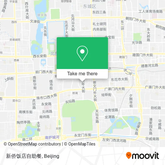 新侨饭店自助餐 map