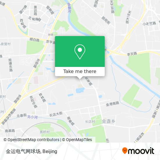 金运电气网球场 map