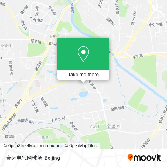 金运电气网球场 map