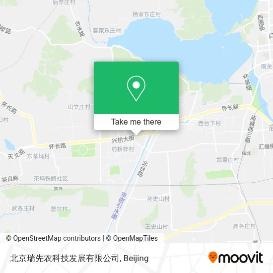 北京瑞先农科技发展有限公司 map