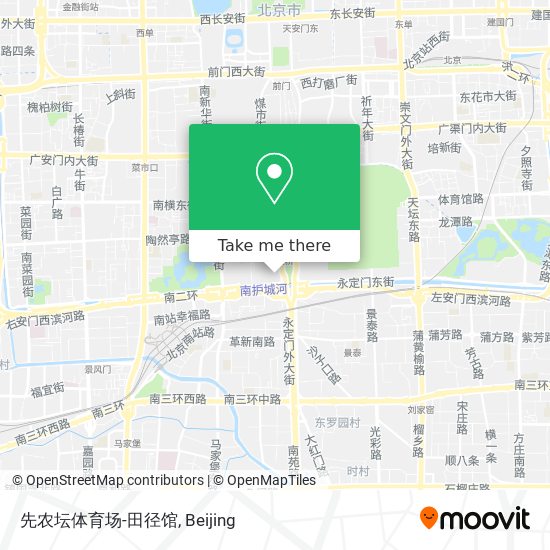 先农坛体育场-田径馆 map