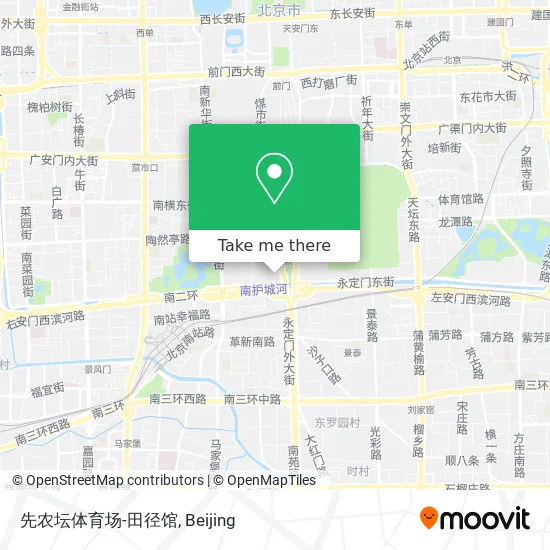 先农坛体育场-田径馆 map