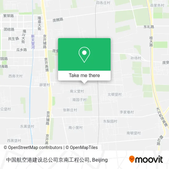 中国航空港建设总公司京南工程公司 map