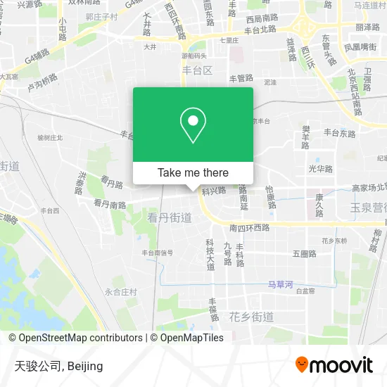 天骏公司 map