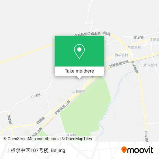 上板泉中区107号楼 map