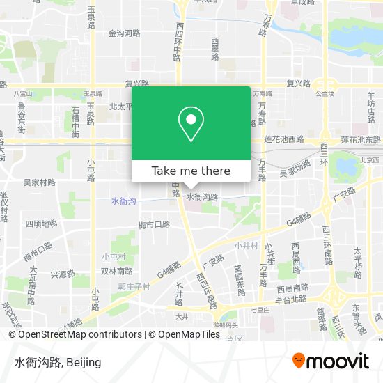 水衙沟路 map
