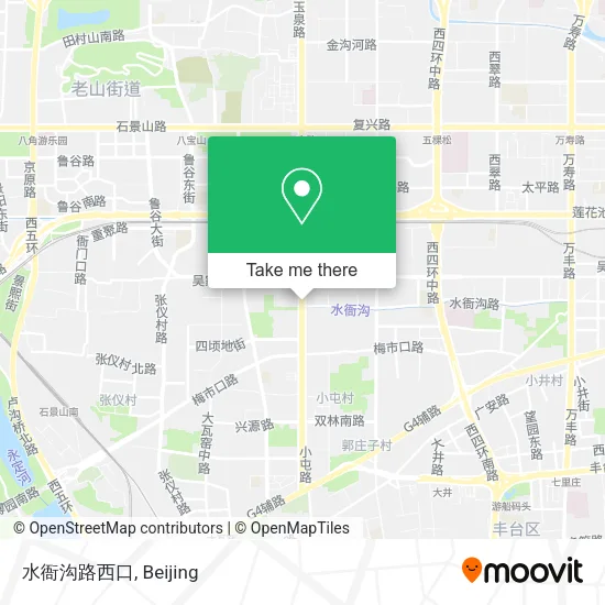 水衙沟路西口 map